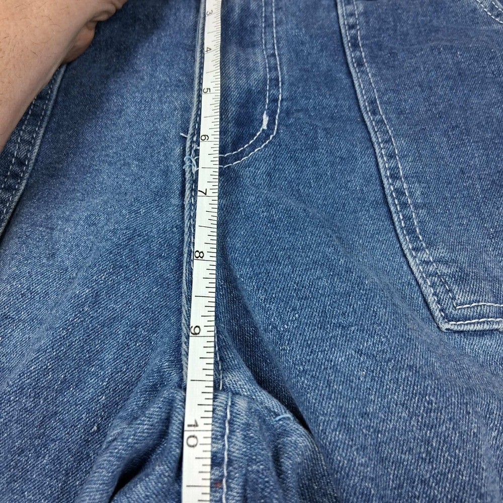 Cargo Flare Y2K Women's M Elastic Back Medium Wash No Comment RW431194 - Picture 6 of 7